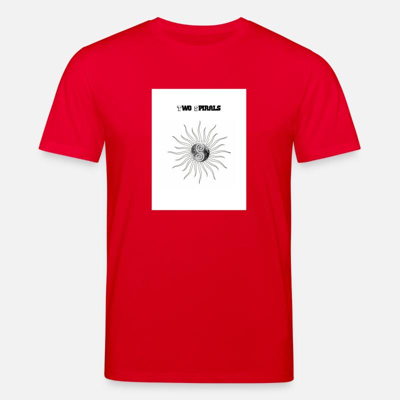 Zwei Spiralen - Kunst 2 - Stanley/Stella Unisex Bio-T-Shirt CREATOR  - Rot