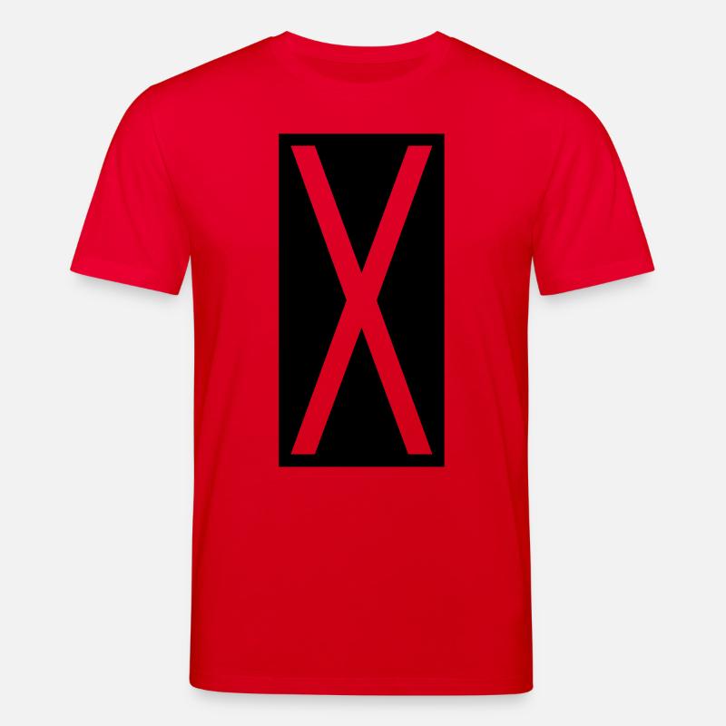 Rectangle X - T-shirt bio CREATOR Stanley/Stella Unisexe - rouge