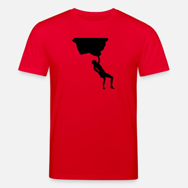Freeclimbing - Freiklettern - Stanley/Stella Unisex Bio-T-Shirt CREATOR  - Rot