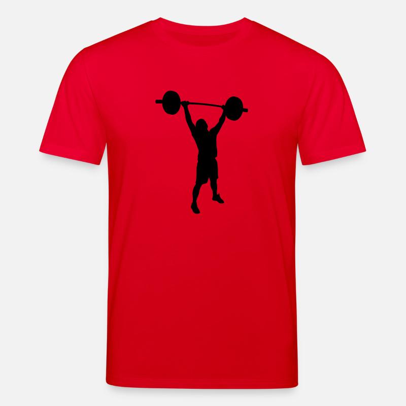 lifting1 - Stanley/Stella Unisex Bio-T-Shirt CREATOR  - Rot