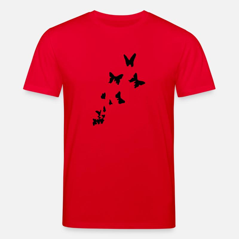 butterfly - schmetterlinge - Stanley/Stella Unisex Bio-T-Shirt CREATOR  - Rot