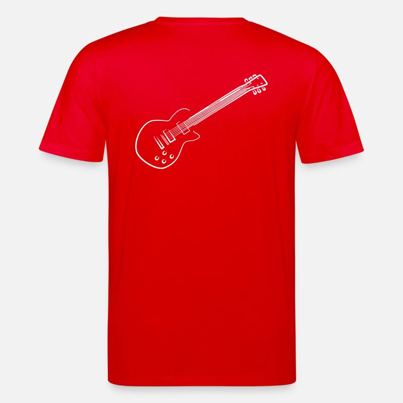 E-Gitarre - Stanley/Stella Unisex Bio-T-Shirt CREATOR  - Rot