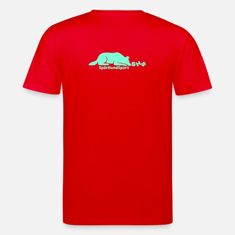 SHS Logo aquamarin - Stanley/Stella Unisex Bio-T-Shirt CREATOR  - Rot