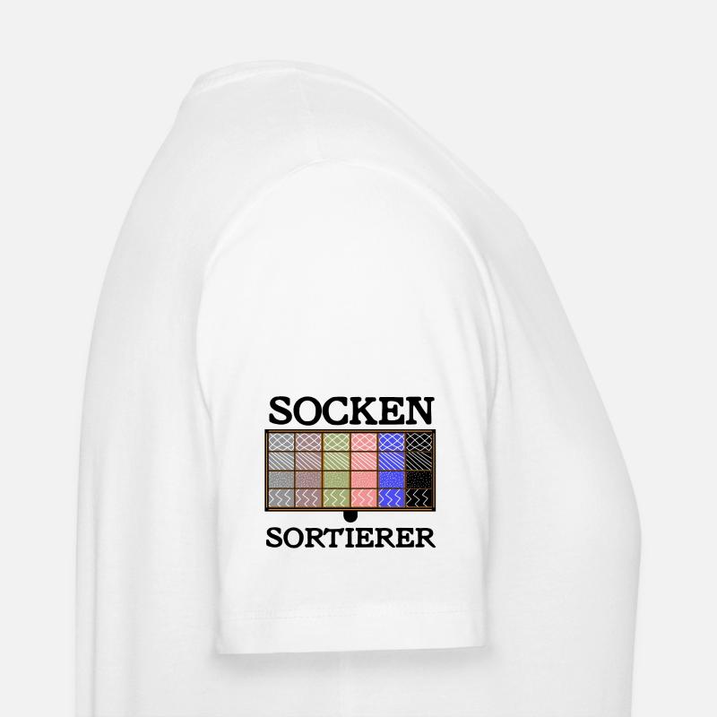 Sockensortierer - Stanley/Stella Unisex Bio-T-Shirt CREATOR  - Weiß