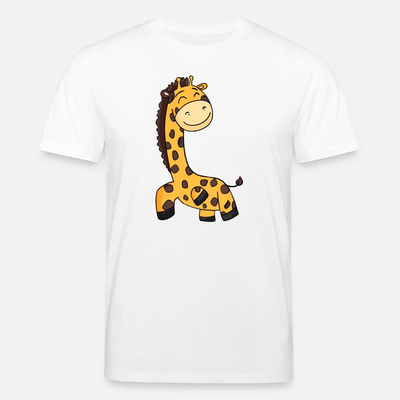 Giraffe - Stanley/Stella Unisex Bio-T-Shirt CREATOR  - Weiß