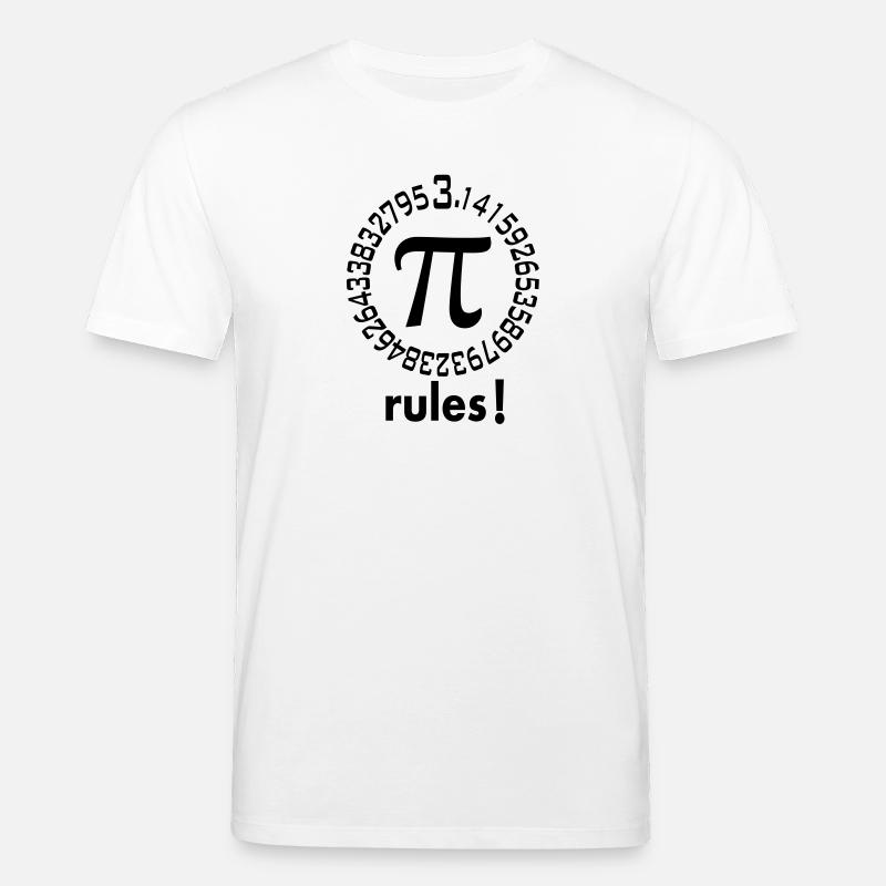 Pi_rules_! - T-shirt bio CREATOR Stanley/Stella Unisexe - blanc