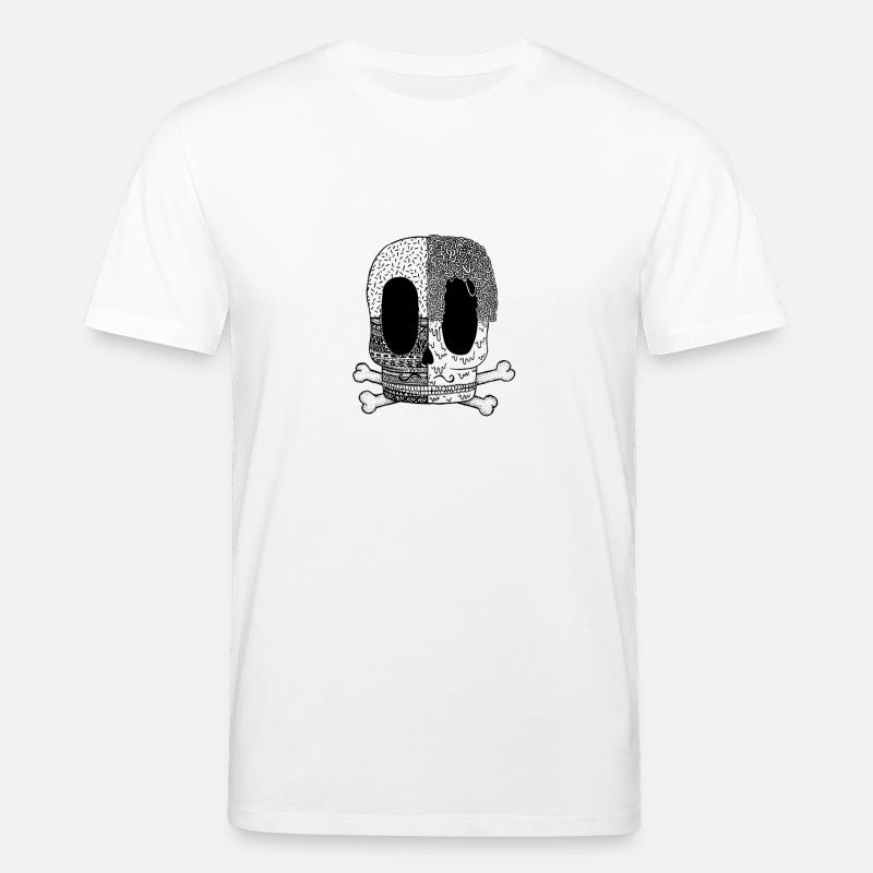 Schädel - Stanley/Stella Unisex Bio-T-Shirt CREATOR  - Weiß