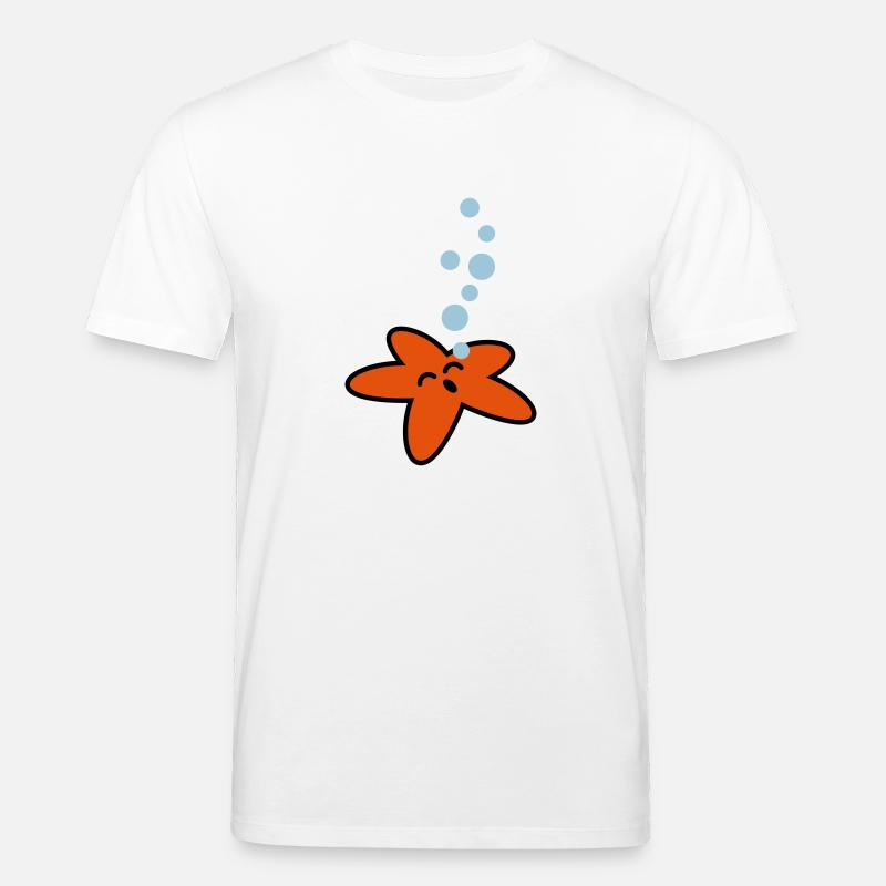seestern_3c - T-shirt bio CREATOR Stanley/Stella Unisexe - blanc