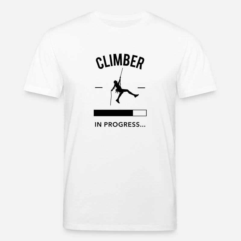 Climber in Progress - Stanley/Stella Unisex Bio-T-Shirt CREATOR  - Weiß