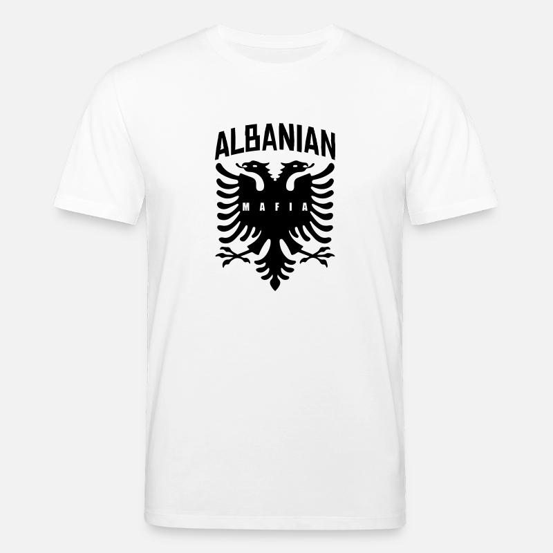 mafia albanaise s’amuser - T-shirt bio CREATOR Stanley/Stella Unisexe - blanc