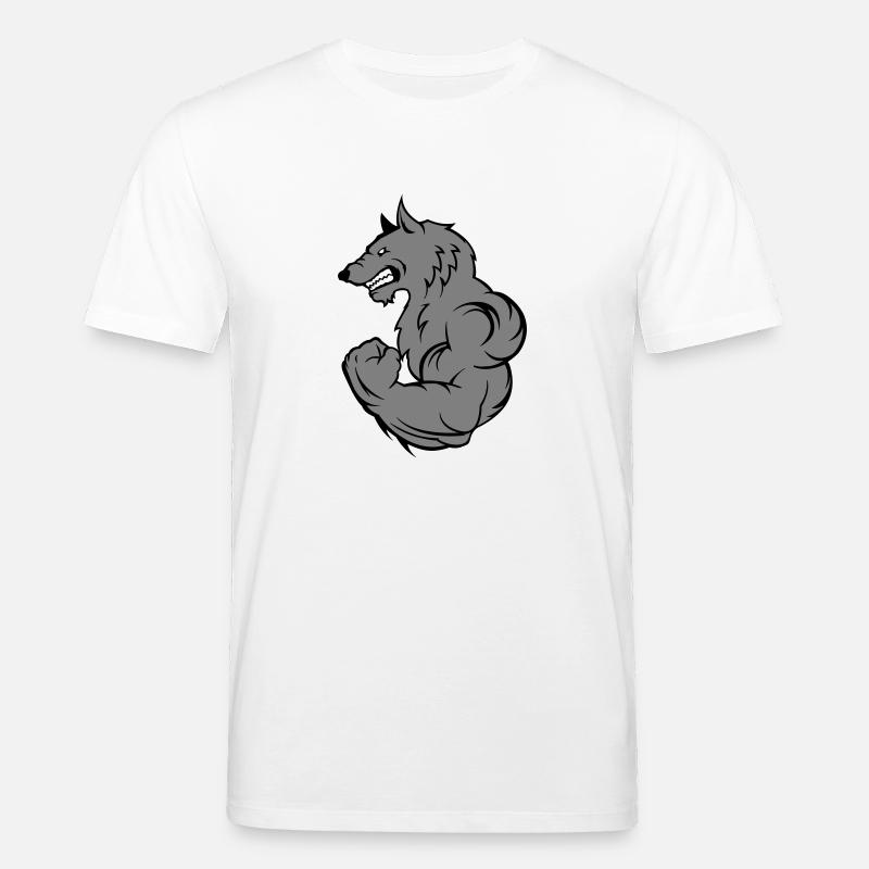 strong wolf - Stanley/Stella Unisex Bio-T-Shirt CREATOR  - Weiß