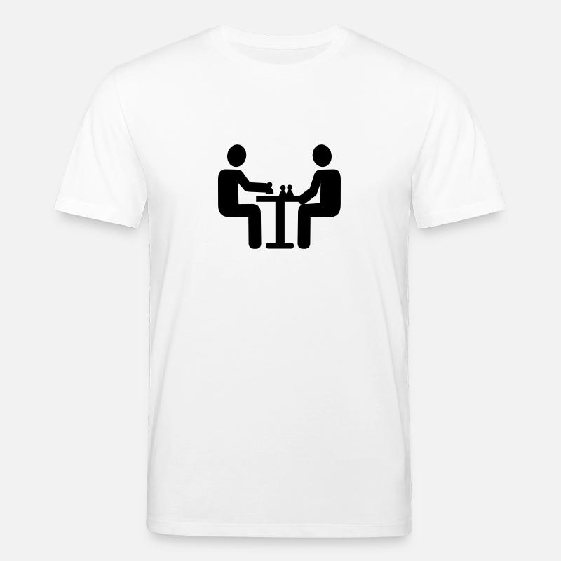 Échecs - T-shirt bio CREATOR Stanley/Stella Unisexe - blanc