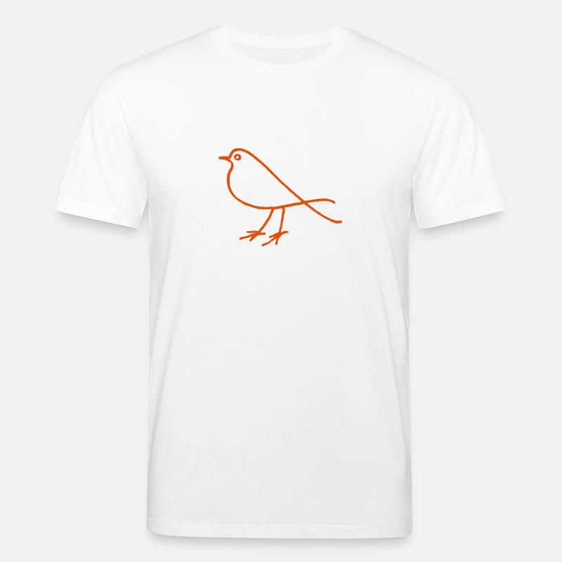 Vogel - Stanley/Stella Unisex Bio-T-Shirt CREATOR  - Weiß