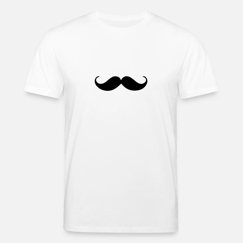Schnurrbart Moustache - Stanley/Stella Unisex Bio-T-Shirt CREATOR  - Weiß