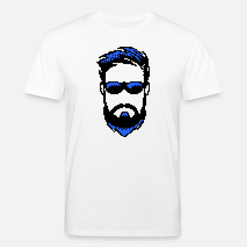 Bartträger Männlichkeit Bart ziegenbart - Stanley/Stella Unisex Bio-T-Shirt CREATOR  - Weiß