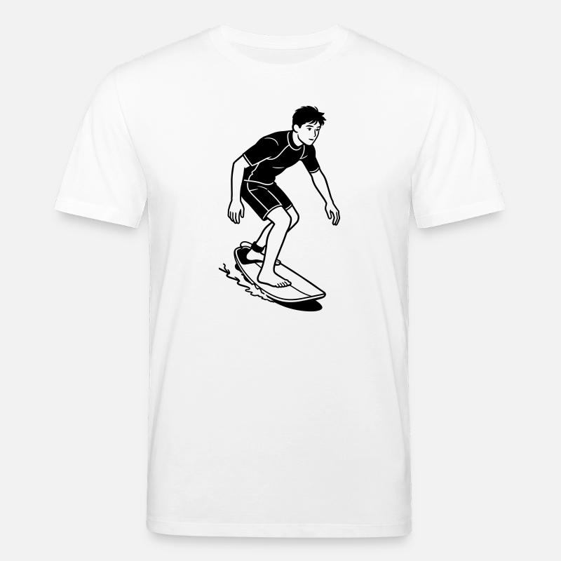 Skimboard - T-shirt bio CREATOR Stanley/Stella Unisexe - blanc