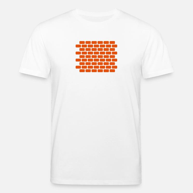 Mauer - Stanley/Stella Unisex Bio-T-Shirt CREATOR  - Weiß