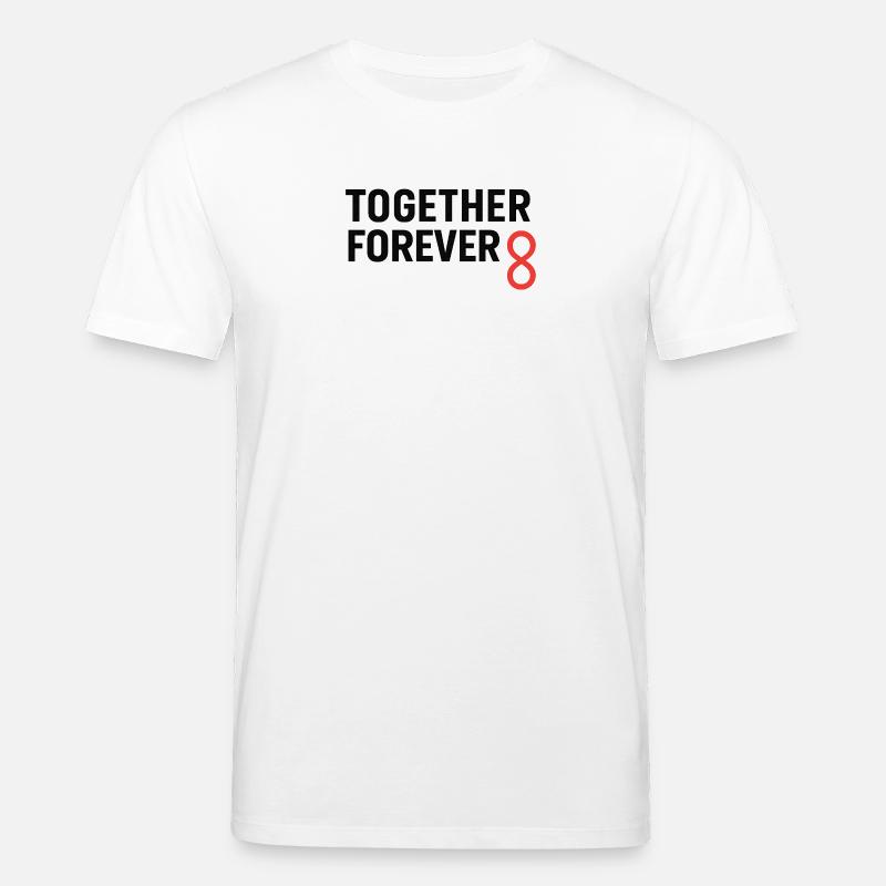 Unity Infinity Verbindungsdesign - Stanley/Stella Unisex Bio-T-Shirt CREATOR  - Weiß