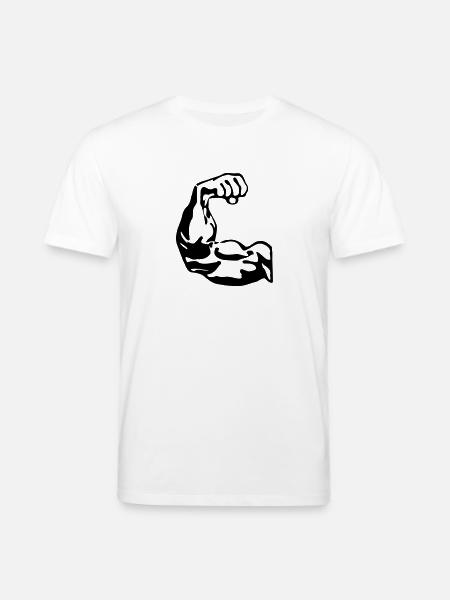 Biceps - T-shirt bio CREATOR Stanley/Stella Unisexe - blanc