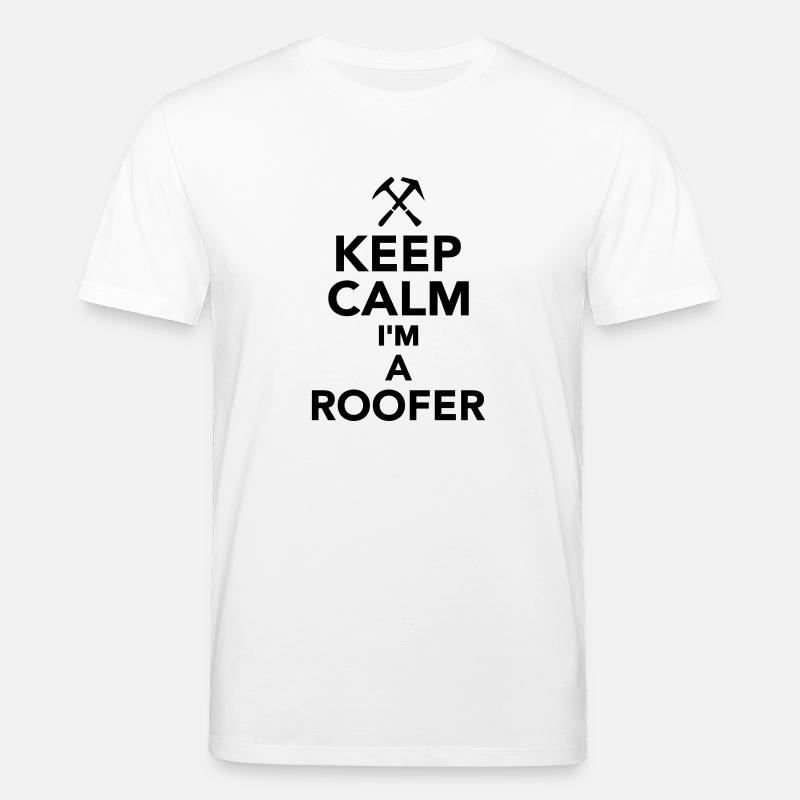 Dachdecker - Stanley/Stella Unisex Bio-T-Shirt CREATOR  - Weiß