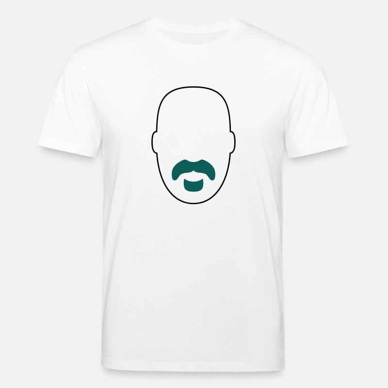 »Frank Zappa« Beard 2 - Stanley/Stella Unisex Bio-T-Shirt CREATOR  - Weiß