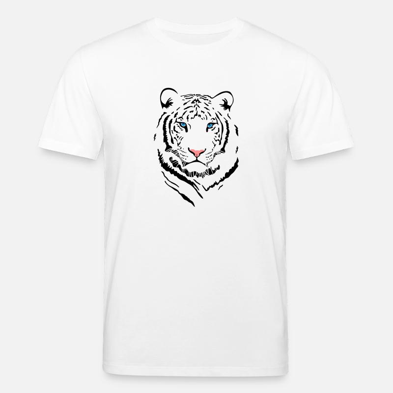 White Tiger # 2 - Stanley/Stella Unisex Bio-T-Shirt CREATOR  - Weiß