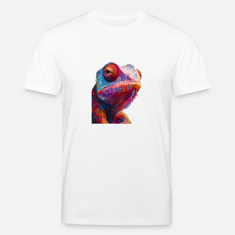 Chamäleon - Stanley/Stella Unisex Bio-T-Shirt CREATOR  - Weiß