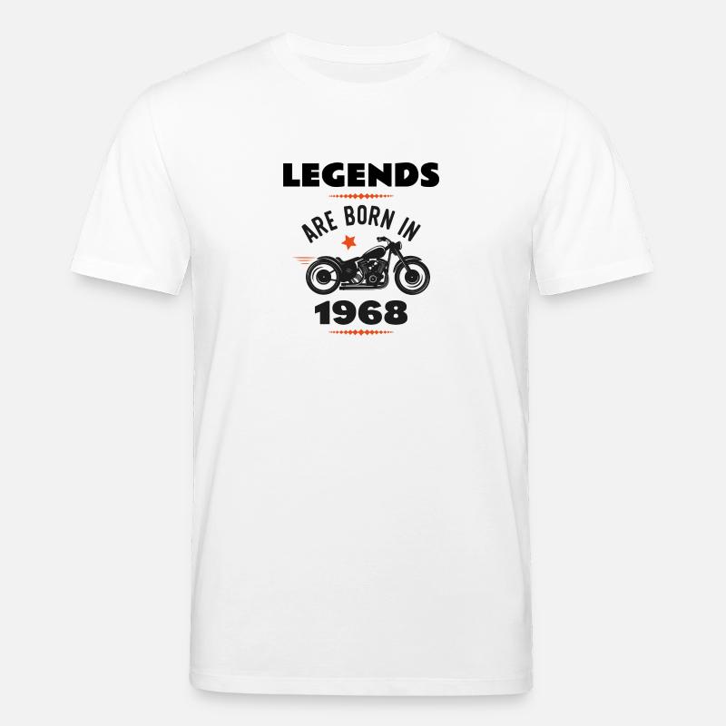 born in 1968 - Stanley/Stella Unisex Bio-T-Shirt CREATOR  - Weiß