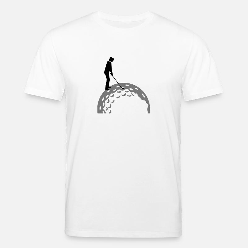golfing (2c) - Stanley/Stella Unisex Bio-T-Shirt CREATOR  - Weiß
