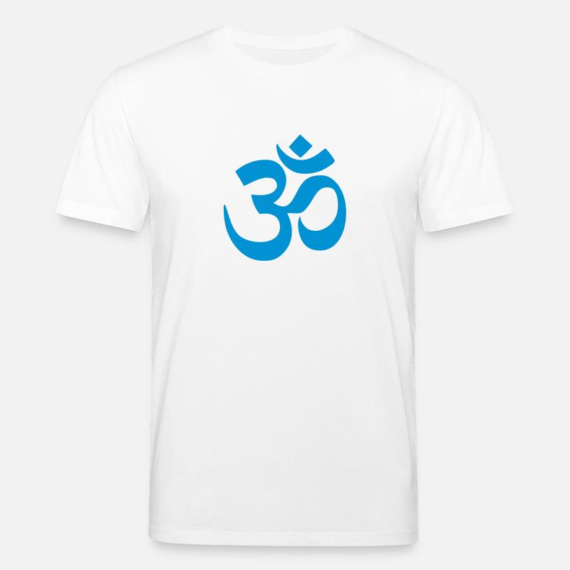 AUM OM Devanagari 1c - T-shirt bio CREATOR Stanley/Stella Unisexe - blanc