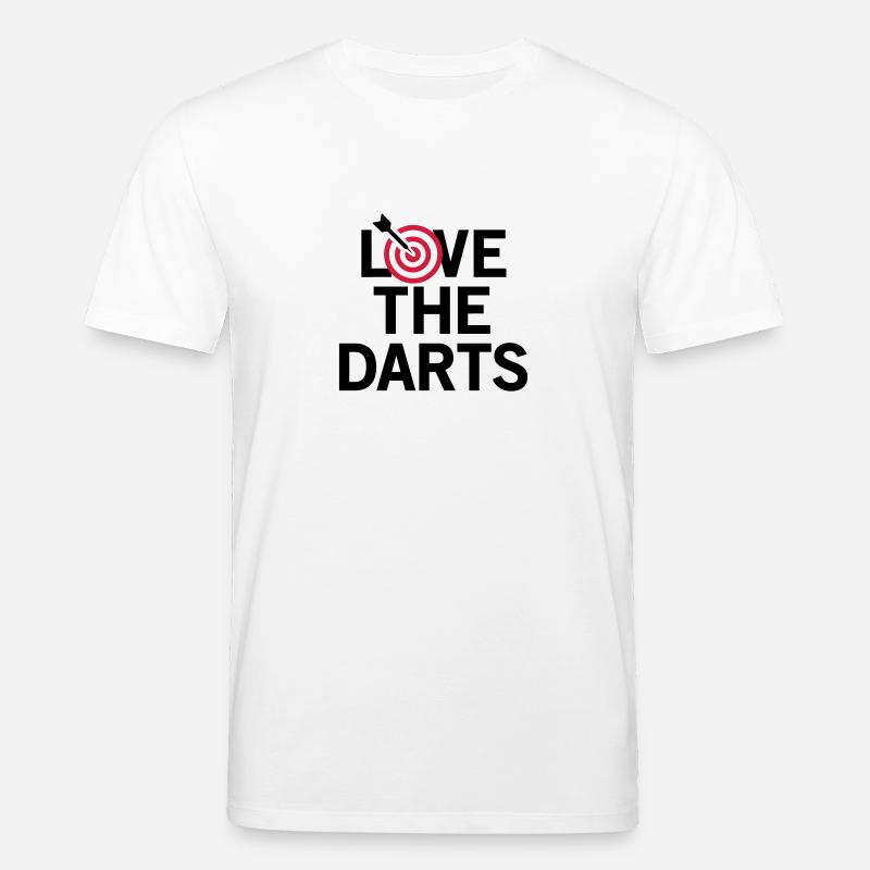 Love The Darts 2 - Stanley/Stella Unisex Bio-T-Shirt CREATOR  - Weiß