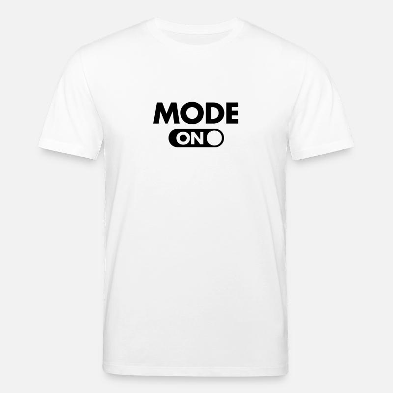 (Your Text) Mode (ON) - Stanley/Stella CREATOR Unisex Organic T-Shirt - white