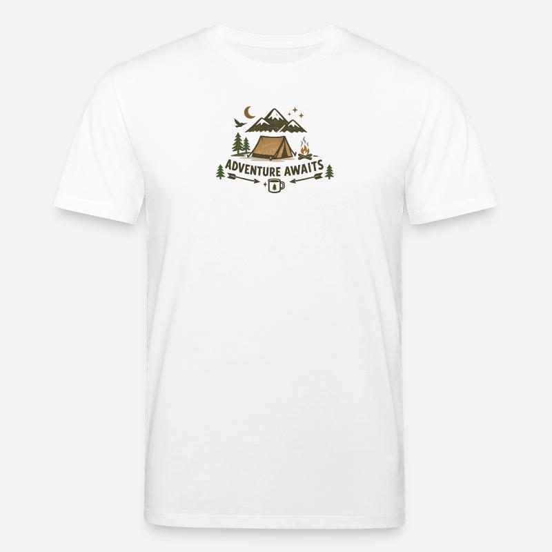 L’aventure vous attend - T-shirt bio CREATOR Stanley/Stella Unisexe - blanc