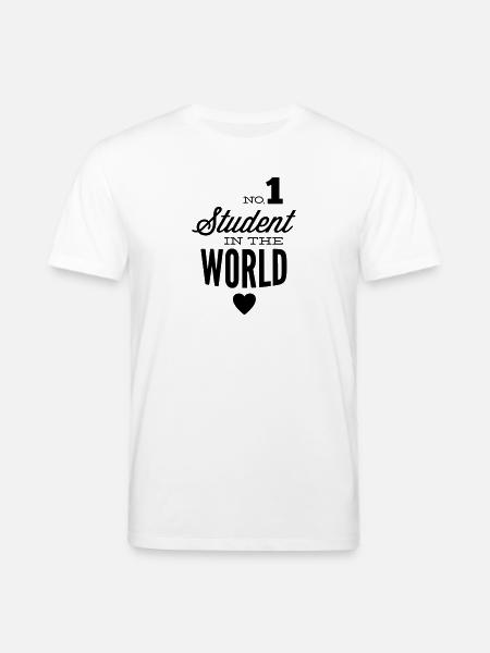 Bester Student der Welt - Stanley/Stella Unisex Bio-T-Shirt CREATOR - Weiß