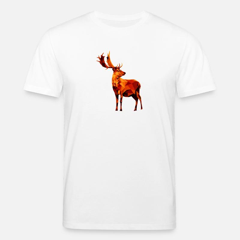 Hirsch - Stanley/Stella Unisex Bio-T-Shirt CREATOR  - Weiß