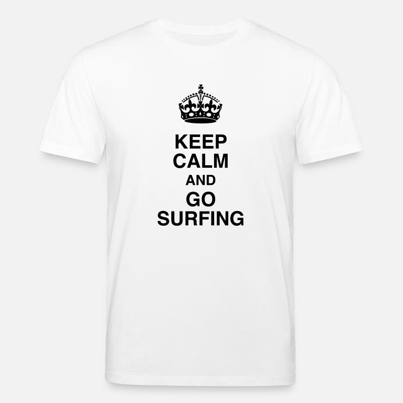 surf / surfeur / surfer / plage - T-shirt bio CREATOR Stanley/Stella Unisexe - blanc
