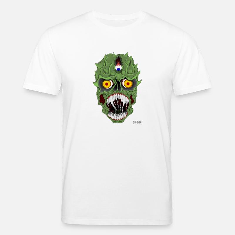 Zombie alien - Stanley/Stella Unisex Bio-T-Shirt CREATOR  - Weiß