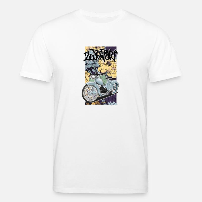 SR 2 (bleu clair) // Illustration - T-shirt bio CREATOR Stanley/Stella Unisexe - blanc