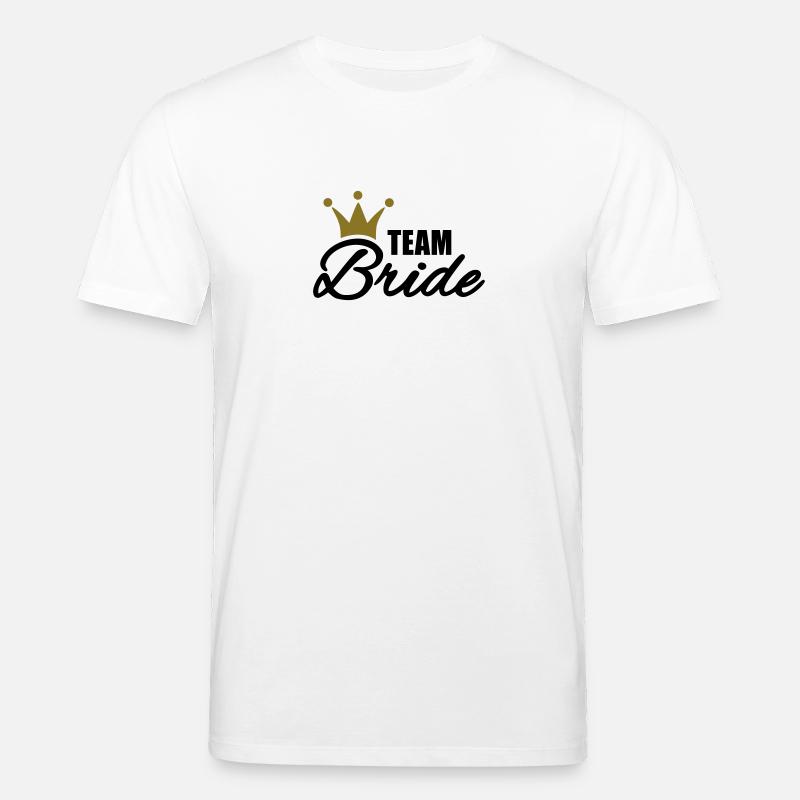 Team Bride - Stanley/Stella Unisex Bio-T-Shirt CREATOR  - Weiß