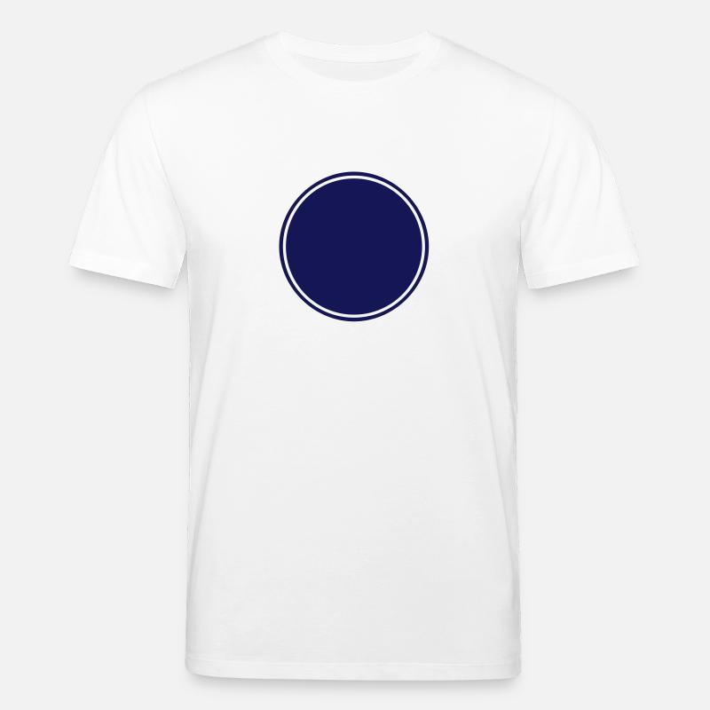 Button, mit Rahmen - Stanley/Stella Unisex Bio-T-Shirt CREATOR - Weiß