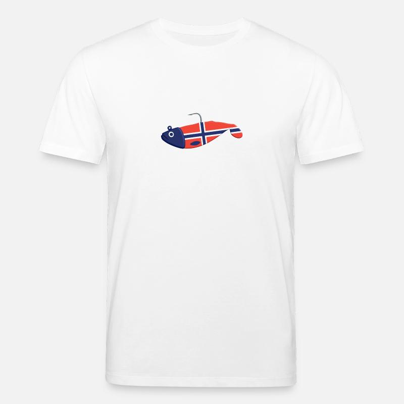 Gummifisch Big Norwegen - Stanley/Stella Unisex Bio-T-Shirt CREATOR  - Weiß