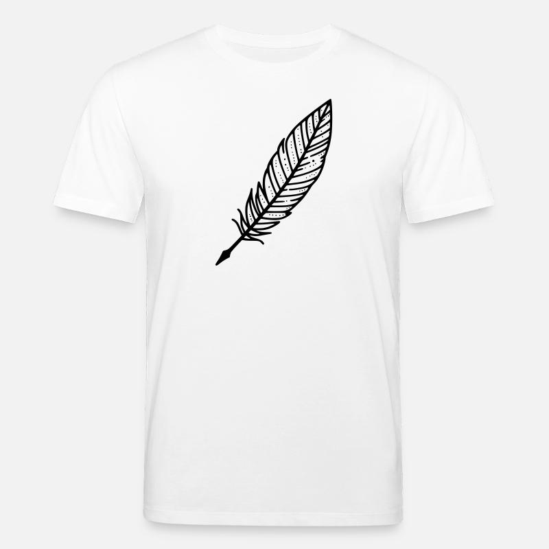 Feder Schreibfeder - Stanley/Stella Unisex Bio-T-Shirt CREATOR  - Weiß