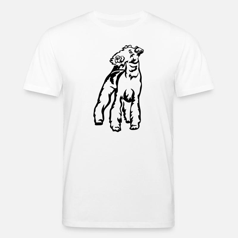 Foxterrier - Stanley/Stella Unisex Bio-T-Shirt CREATOR  - Weiß