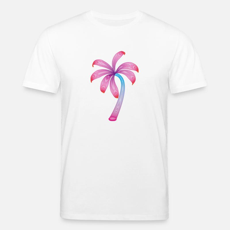 Palme - Stanley/Stella Unisex Bio-T-Shirt CREATOR  - Weiß