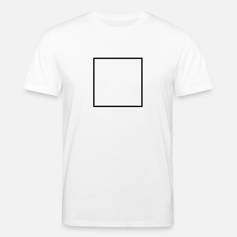 Math symbol - square - Stanley/Stella CREATOR Unisex Organic T-Shirt - white