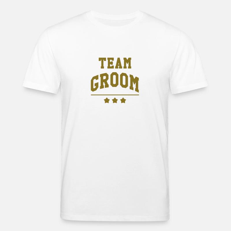 Team Groom - Wedding - Stanley/Stella Unisex Bio-T-Shirt CREATOR  - Weiß