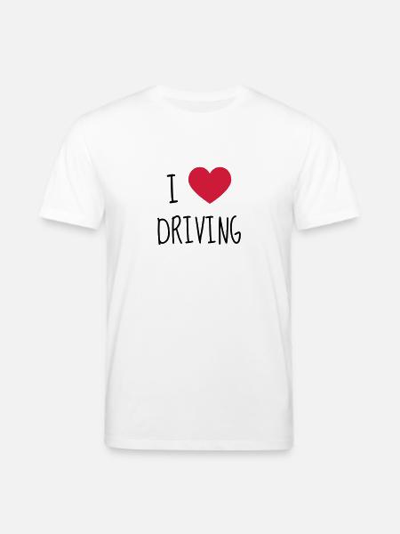 Driver - Driving - Fahren - Conducteur - Auto - Stanley/Stella CREATOR Unisex Organic T-Shirt - white
