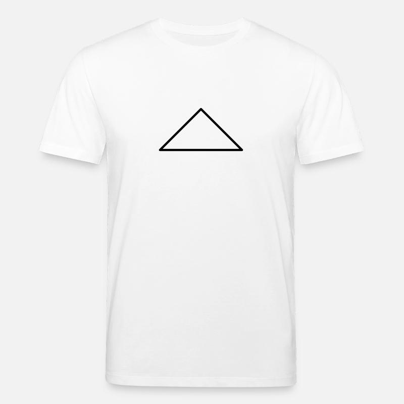 Math symbol - equilateral triangle - Stanley/Stella CREATOR Unisex Organic T-Shirt - white