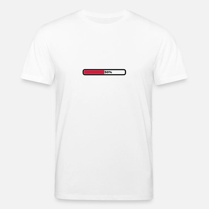 50% Loading - Stanley/Stella Unisex Bio-T-Shirt CREATOR  - Weiß