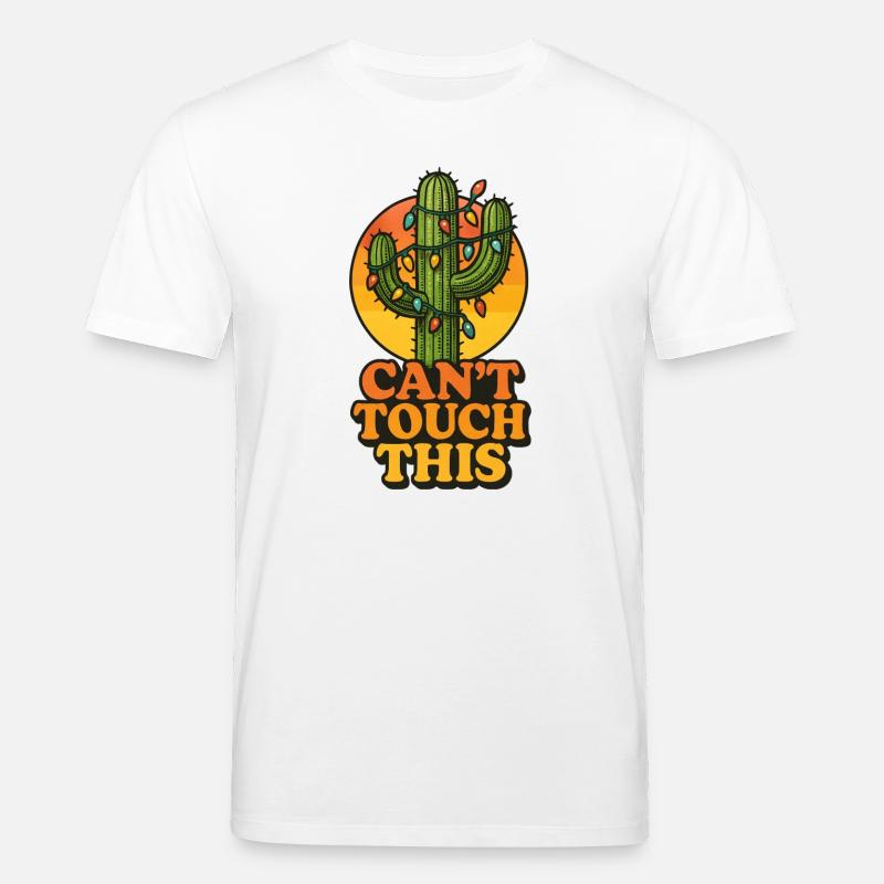 Weihnachtskaktus - Kann das nicht anfassen - Stanley/Stella Unisex Bio-T-Shirt CREATOR  - Weiß